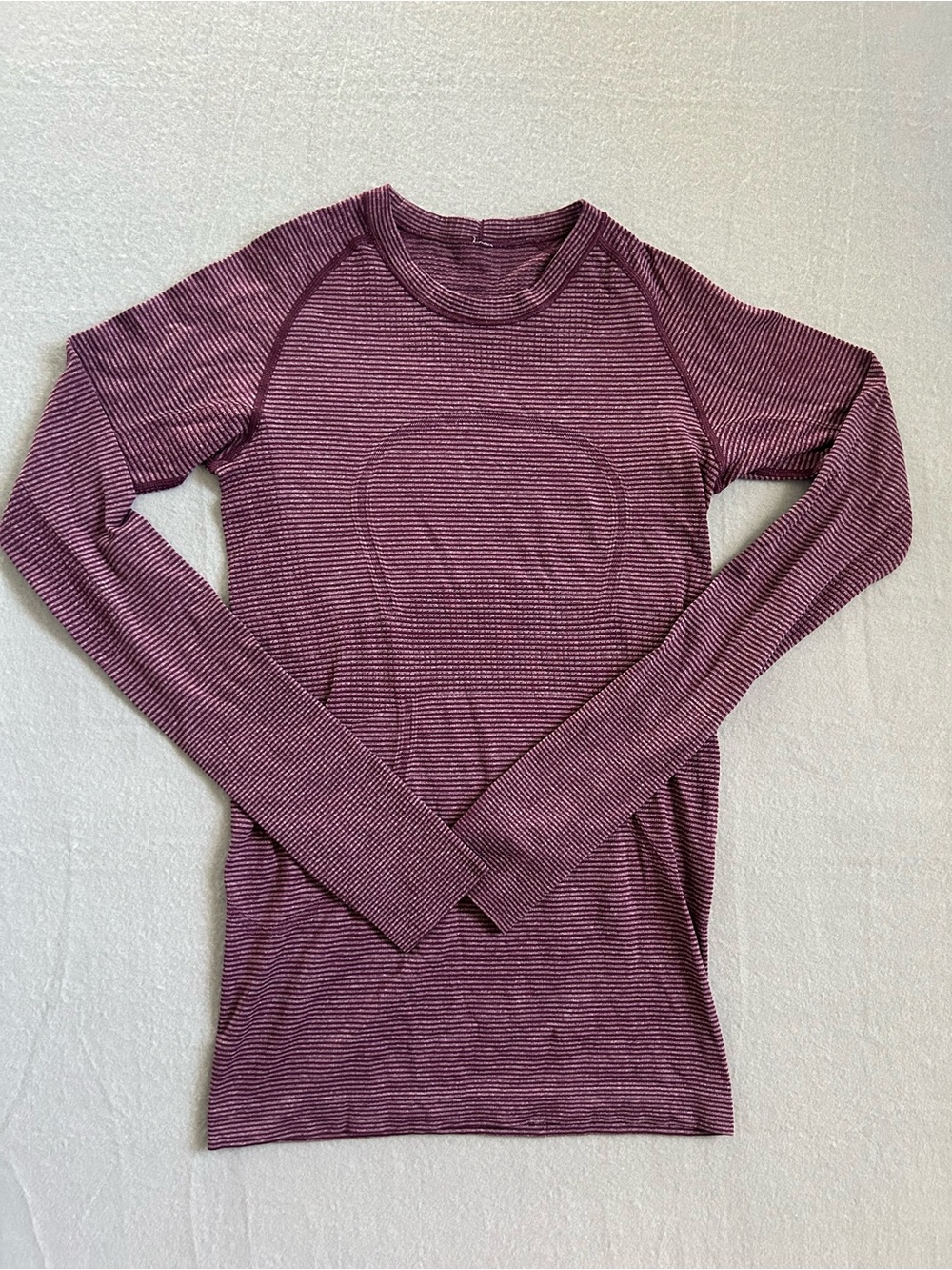 Lululemon Swiftly Tech Long Sleeve Shirt Women’s 4 Heathered Plum Activewear Top